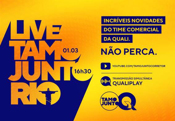 Qualicorp promove live para anunciar aos corretores novidades no RJ