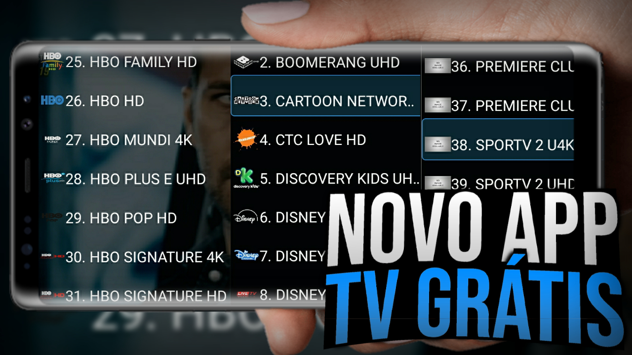 NOVO APP! TV A CABO GRÁTIS PRA ANDROID E TV BOX | TODOS CANAIS FUNCIONANDO – 2021