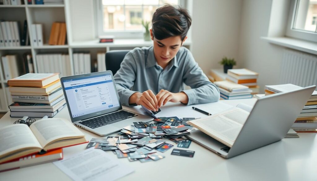 gerenciamento de crédito para estudantes